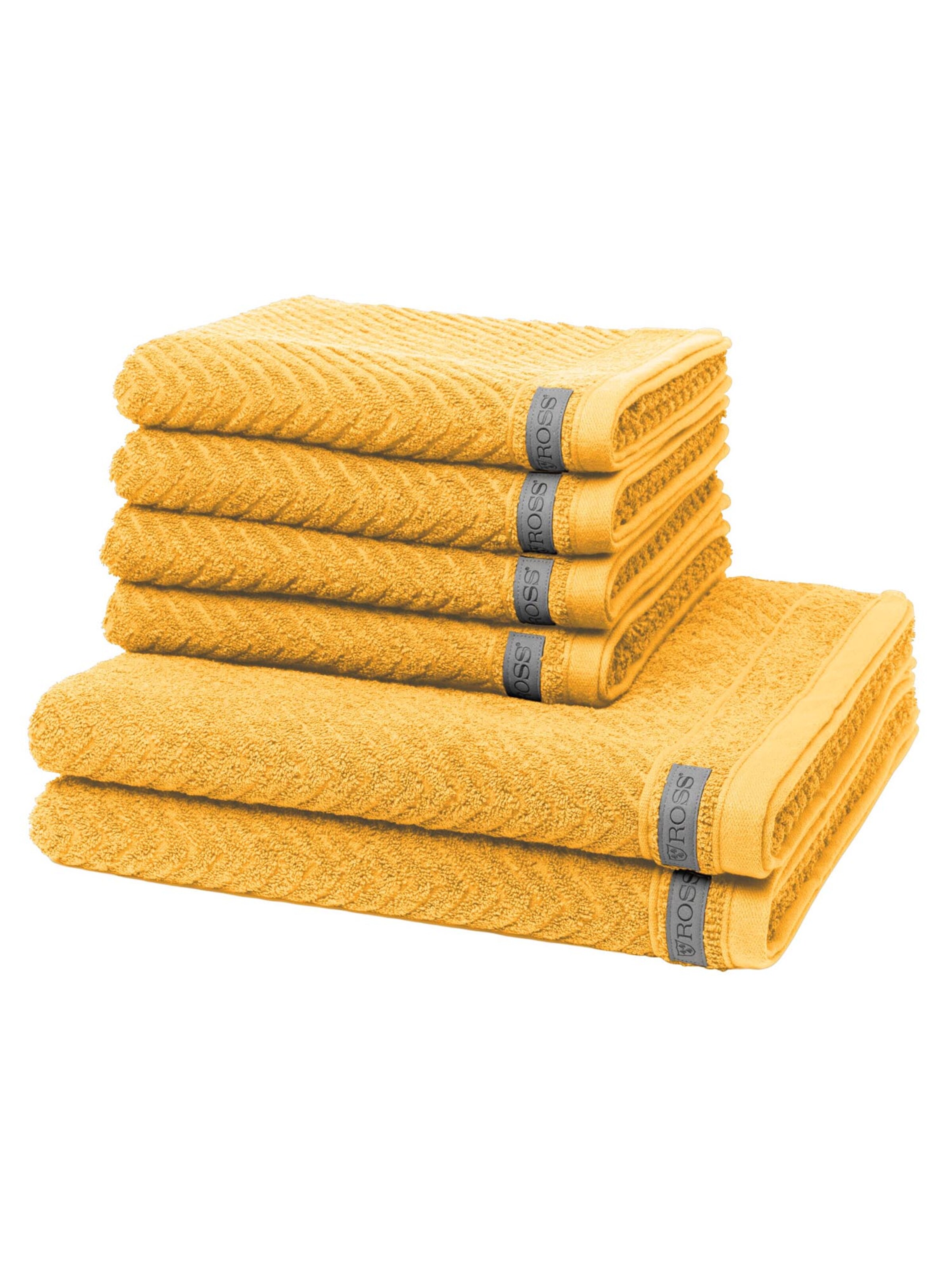 ROSS Towel 'Smart' in Yellow: front