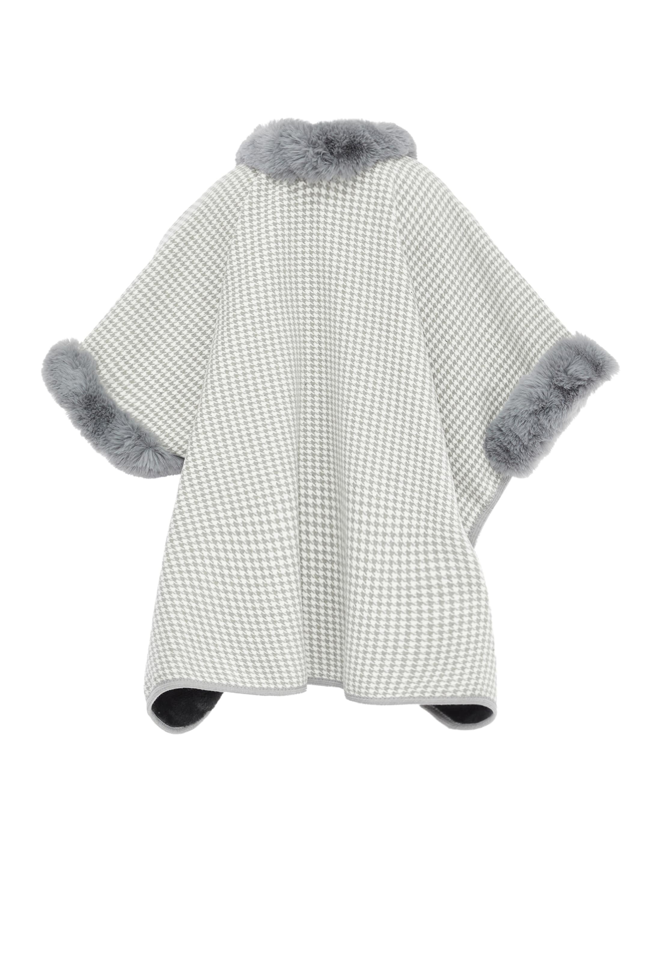 FRAULLY Кейп в Серый