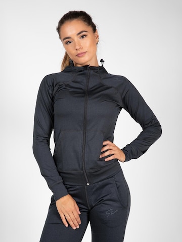 Gorilla Wear Sportjacke 'Vici' in Schwarz: Vorderseite