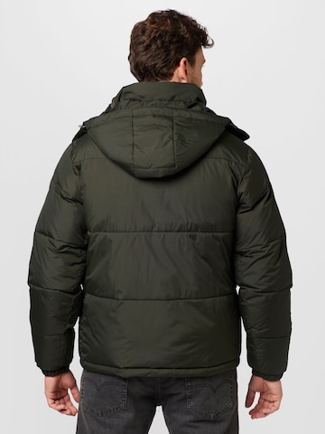 !Solid Winter Jacket in Green