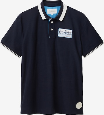 TOM TAILOR Poloshirt in Blau: predná strana