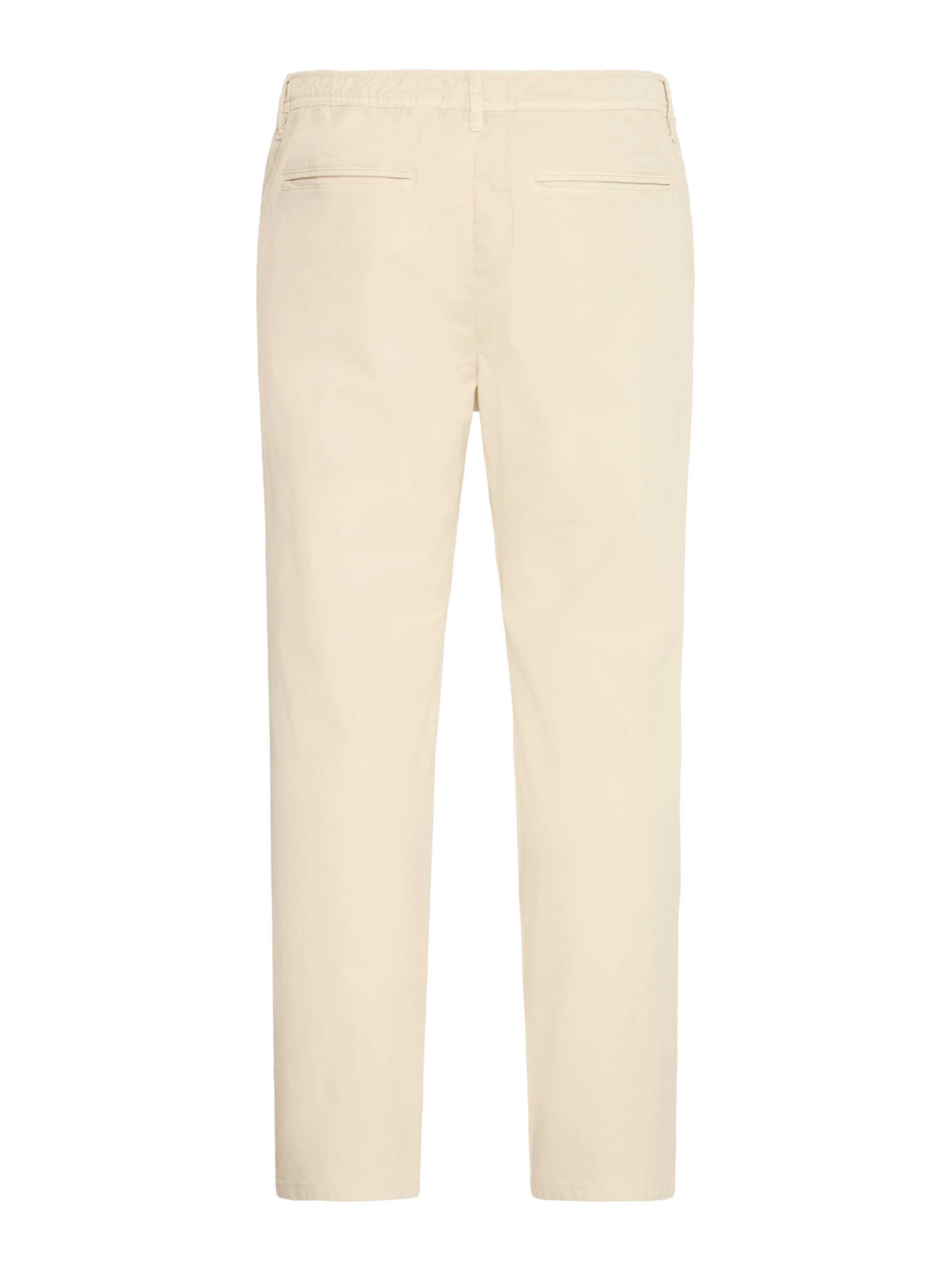 Casual Friday Slimfit Élére vasalt nadrágok 'CFBUCHAN' - bézs