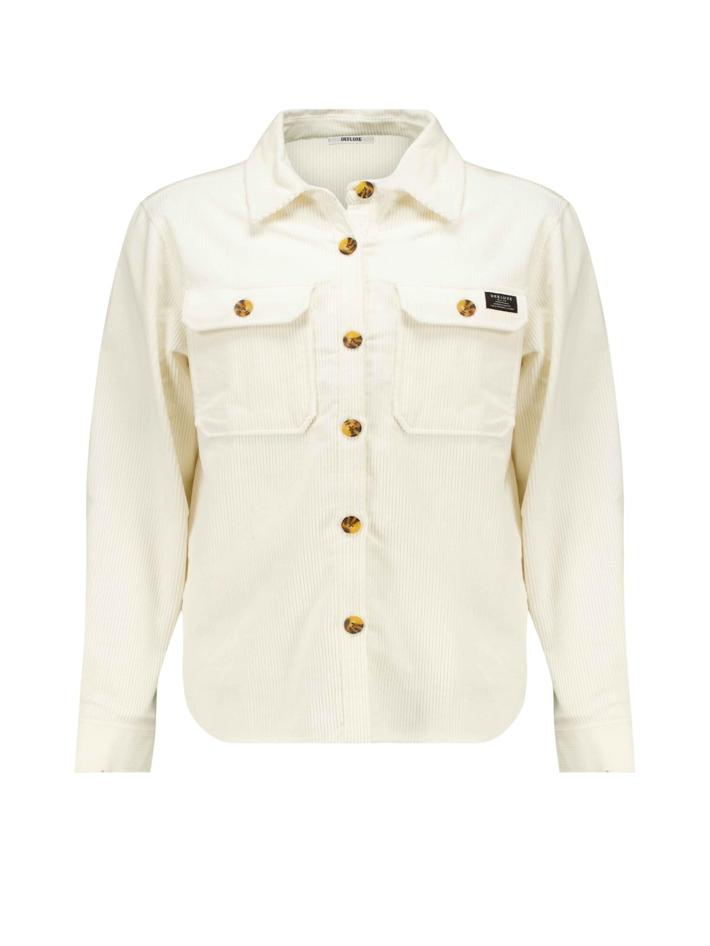 Deeluxe Regular fit Shirt ' ALINO ' in Beige: voorkant