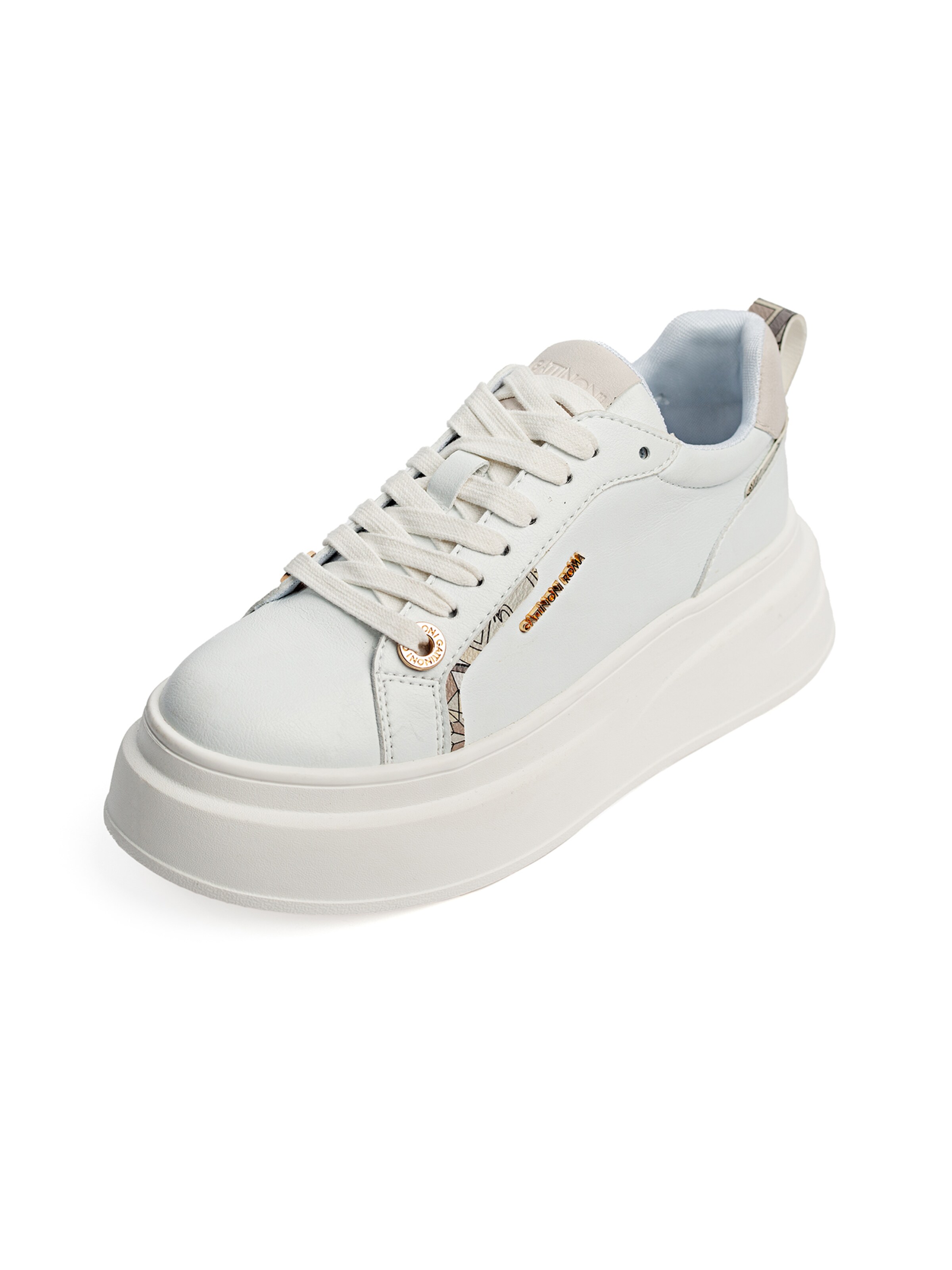 Baskets basses Gattinoni en blanc