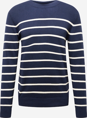 !Solid Sweater 'Brice' in Blue: front