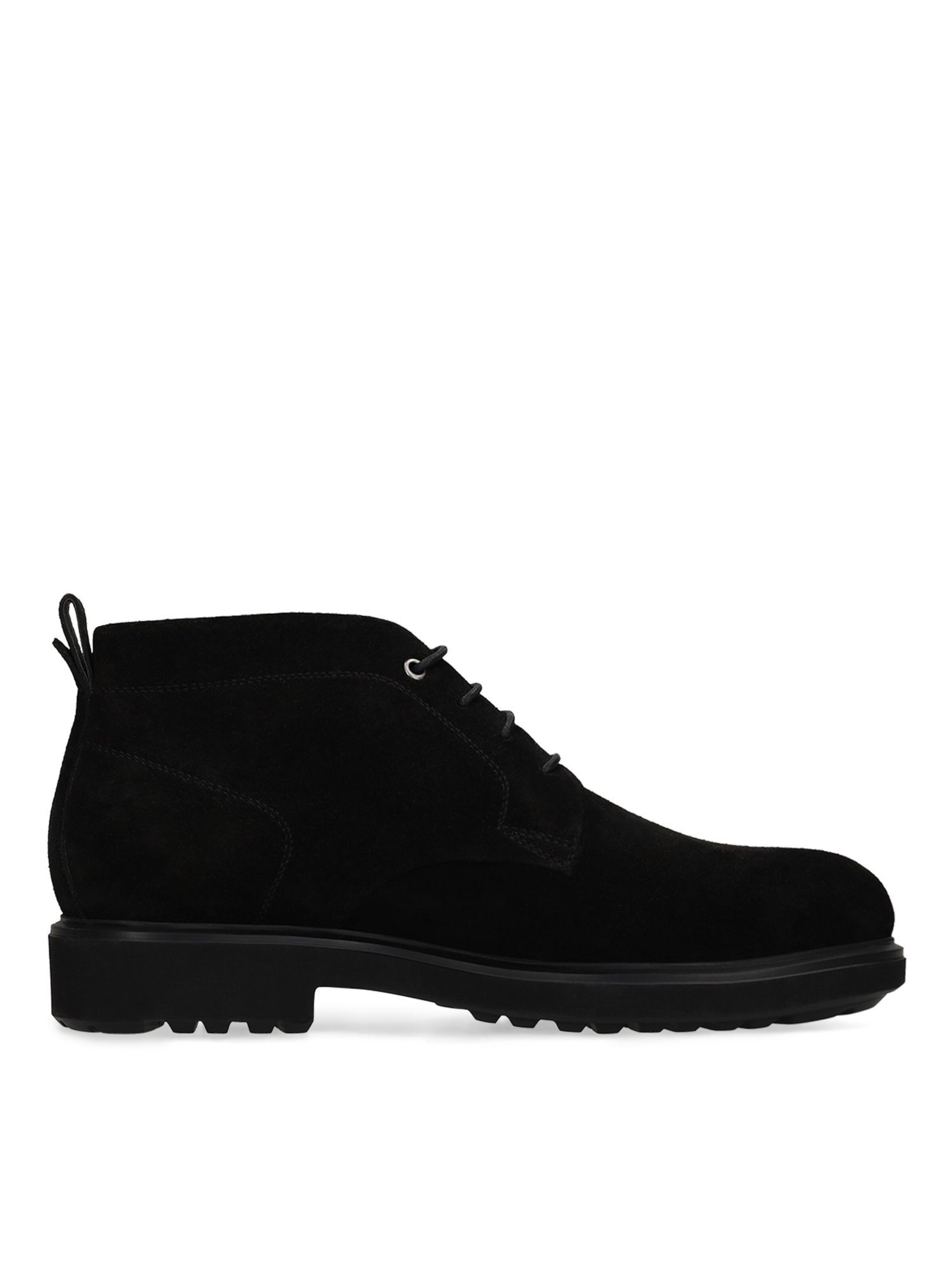MANFIELD Schnürboots in Schwarz