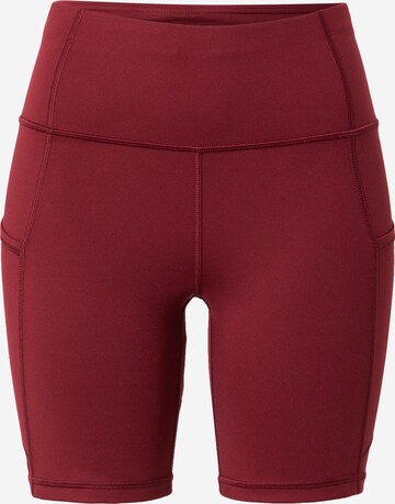 GAP Skinny Kalhoty 'POWER' – červená: přední strana