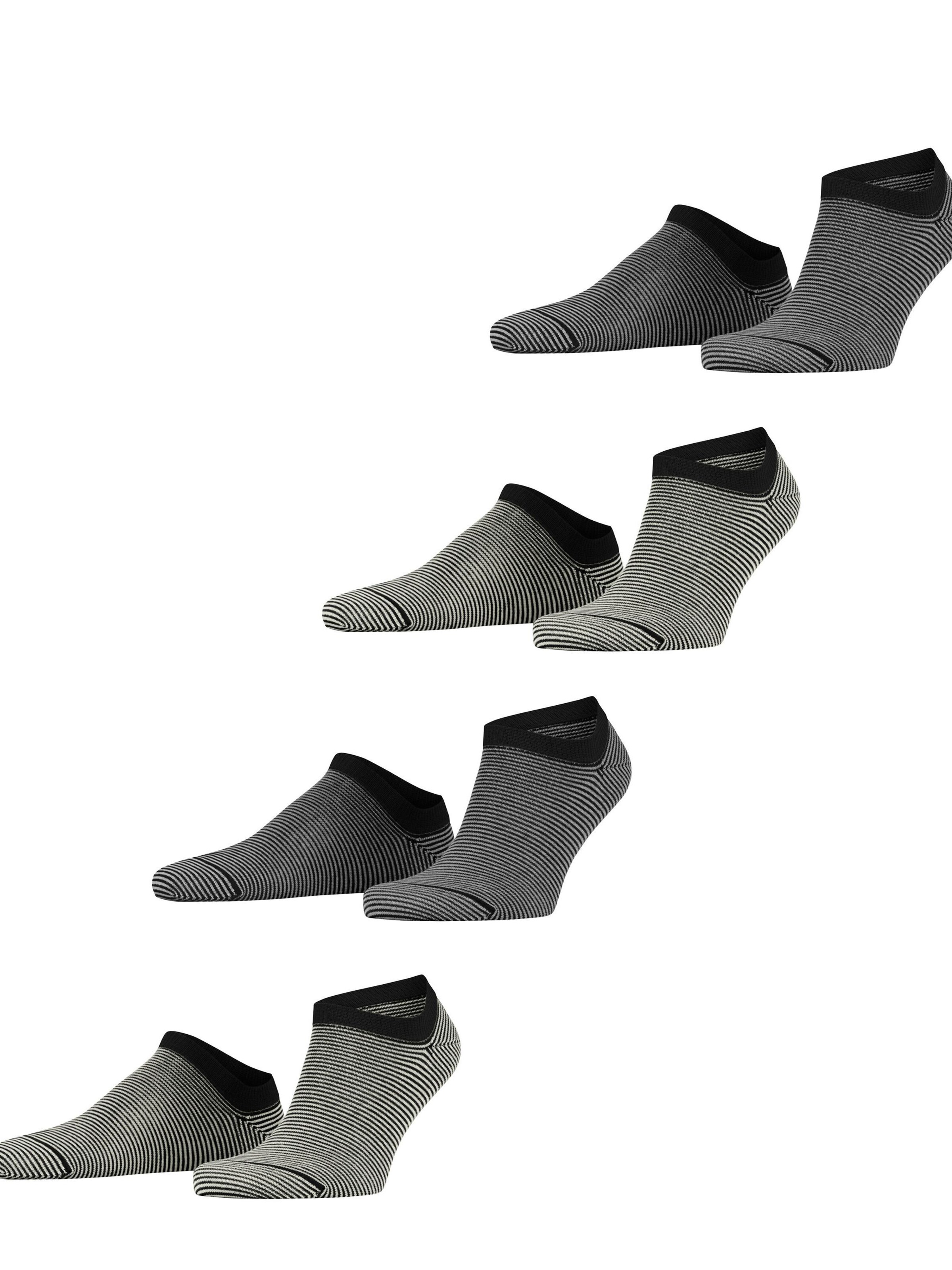 ESPRIT Füßlinge 'Allover Stripe 4-Pack'‌‌‌ in 43-46 in mischfarben, Produktansicht