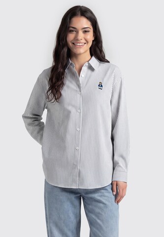 MYMO Blouse in Wit: voorkant