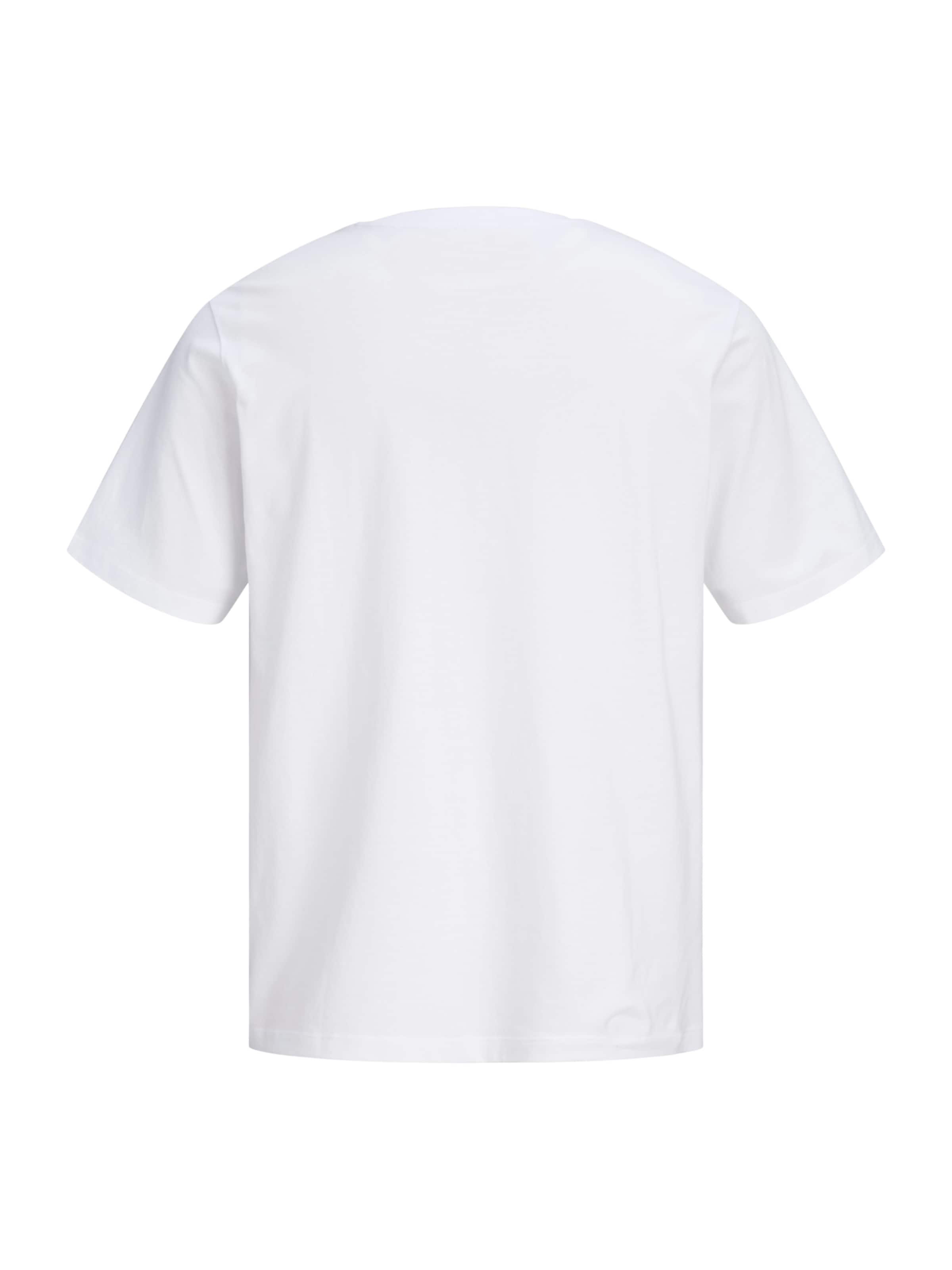 Jack & Jones Plus Särk 'JORNANTUCKET BRANDING', värv valge