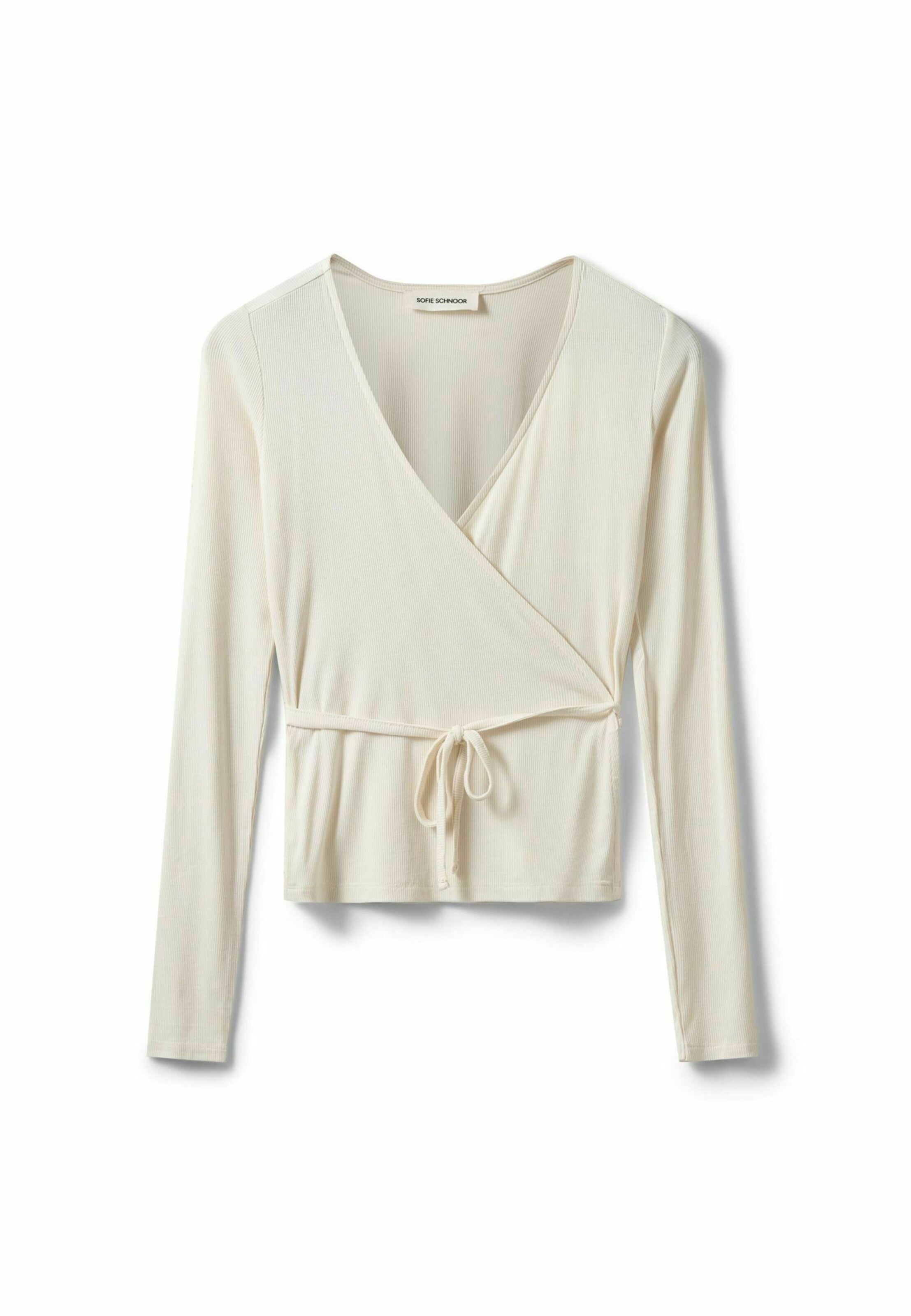 Sofie Schnoor Knit cardigan in White: front