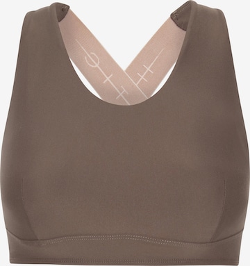 Soutien-gorge de sport 'Arolla' Horizon Athletic en marron : devant