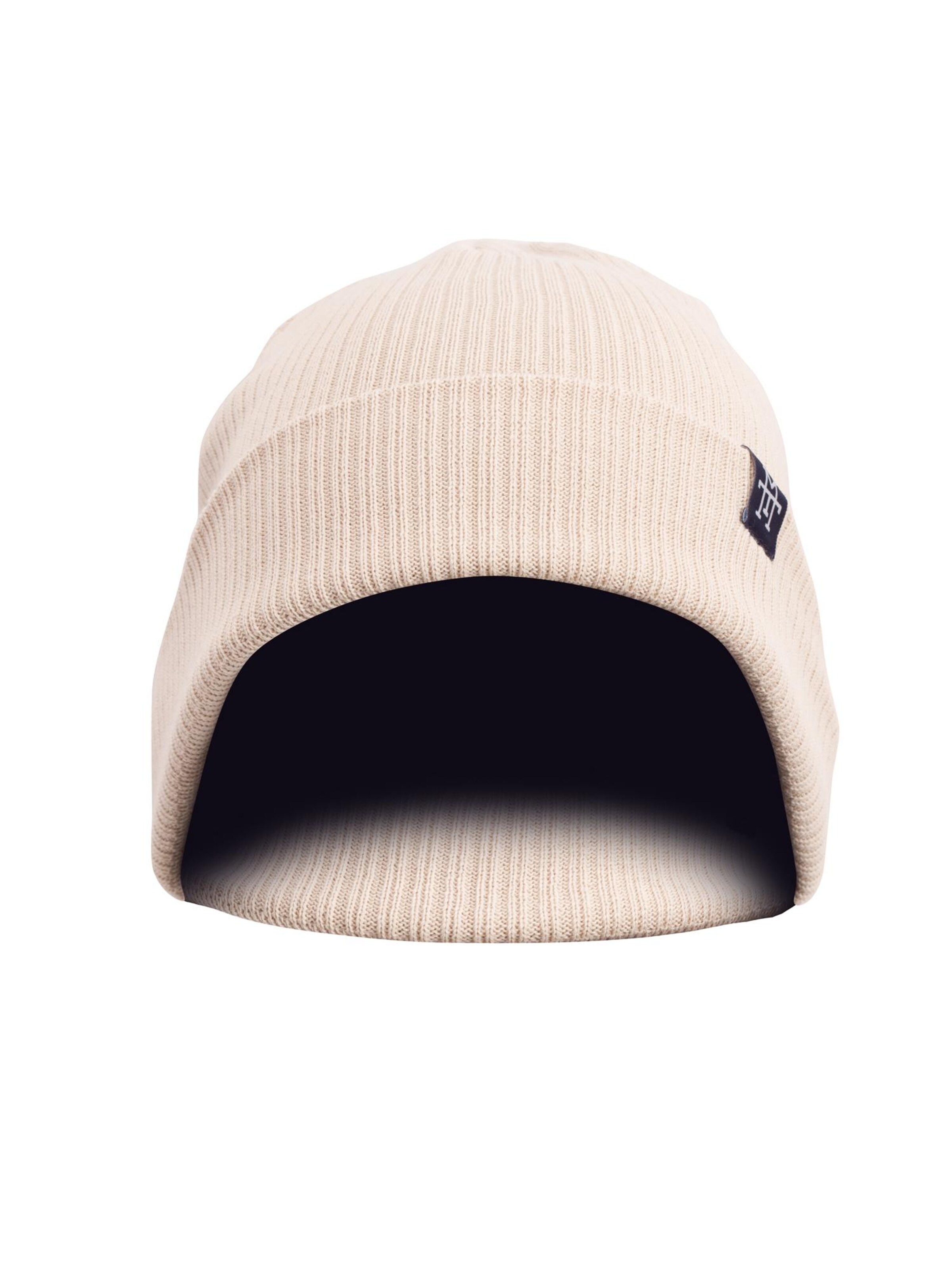 Manufaktur13 Beanie 'Double Sided' in Beige