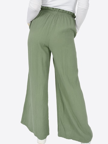 Wide Leg Pantalon 'Liska' Seasons of April en vert