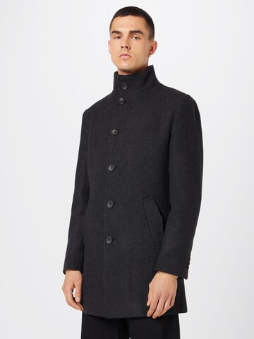 Bruun & Stengade Between-seasons coat 'Ontario' in Grey: front