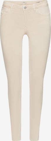 ESPRIT Skinny Jeans in Beige: voorkant