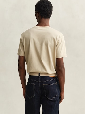 bēšs GANT T-Krekls