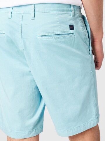 BOSS Regular Chino in Blauw