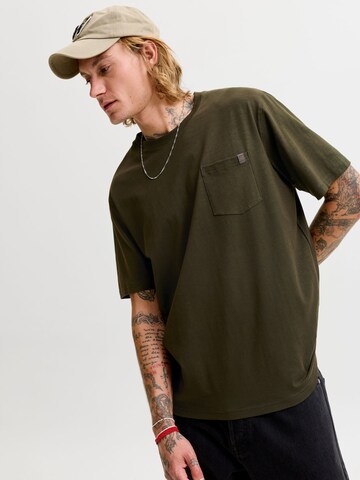 JACK & JONES Shirt 'JJEDover' in Bruin