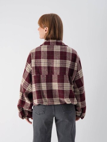 MND Between-season jacket 'Wine Quadrus' in Mixed colours