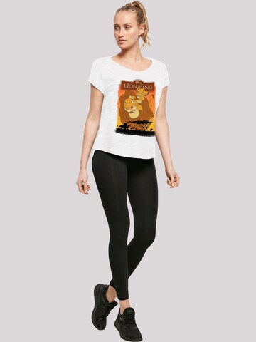 T-shirt 'Der König Der Löwen Simba Und Mufasa' F4NT4STIC en blanc