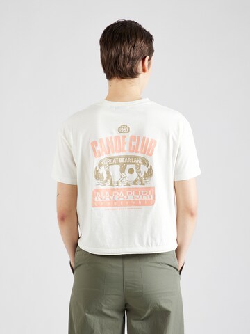 NAPAPIJRI T-Shirt 'HOWARD' in Weiß: Vorderseite