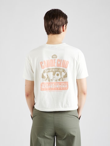 NAPAPIJRI T-Shirt 'HOWARD' in Weiß: predná strana