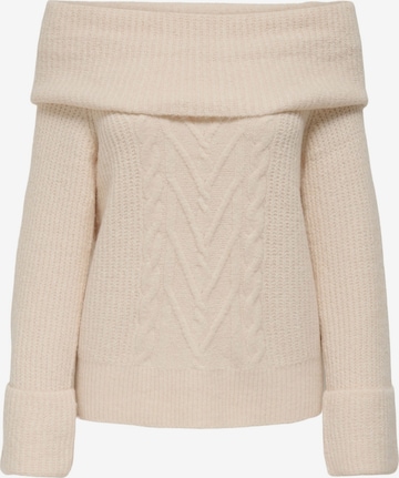 Pull-over 'LUNA' ONLY en beige : devant