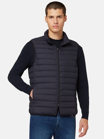 Boggi Milano Bodywarmer in Blauw: voorkant