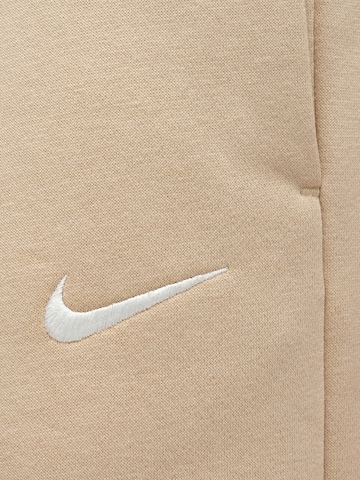 Nike Sportswear Wide Leg Hose 'PHNX FLC' in Braun