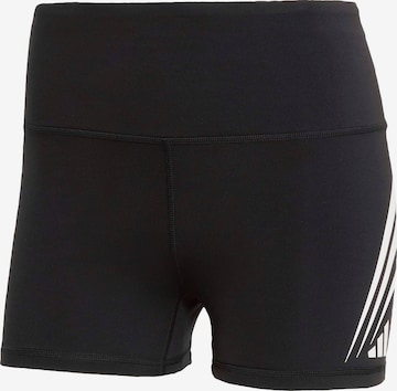 ADIDAS PERFORMANCE Skinny Urheiluhousut 'Adizero' värissä musta: etupuoli