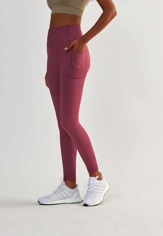 BeShaped Regular Sports trousers 'Lift Me Up' in Purple