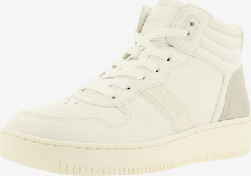 BJÖRN BORG Sneakers ' T2100 MID BSC ' in White: front