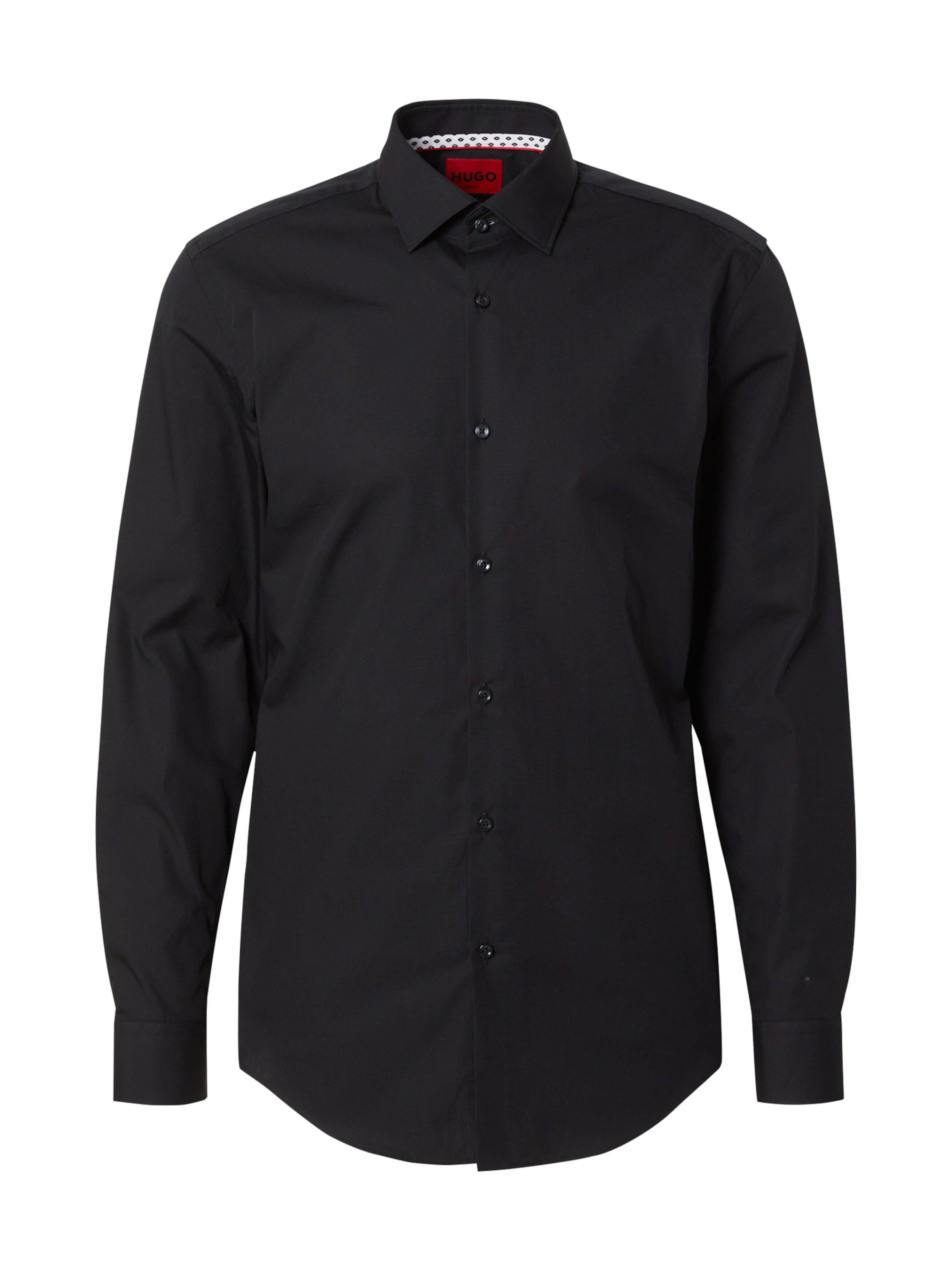 melns HUGO Slim fit Krekls 'Koey': no priekšpuses