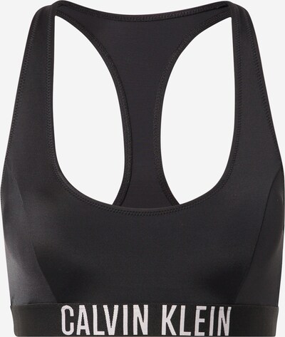 Calvin Klein Swimwear Горнище на бански в черно / бяло, Преглед на продукта
