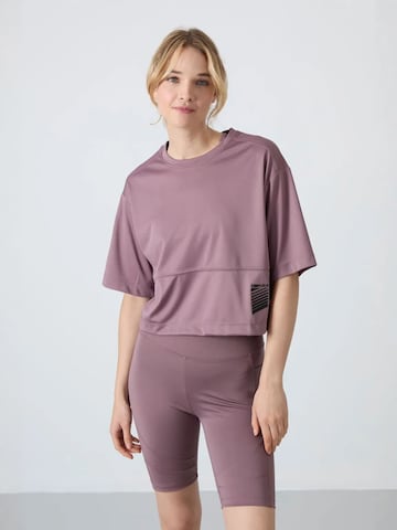 Maglia extra large di Tommy Life in lilla