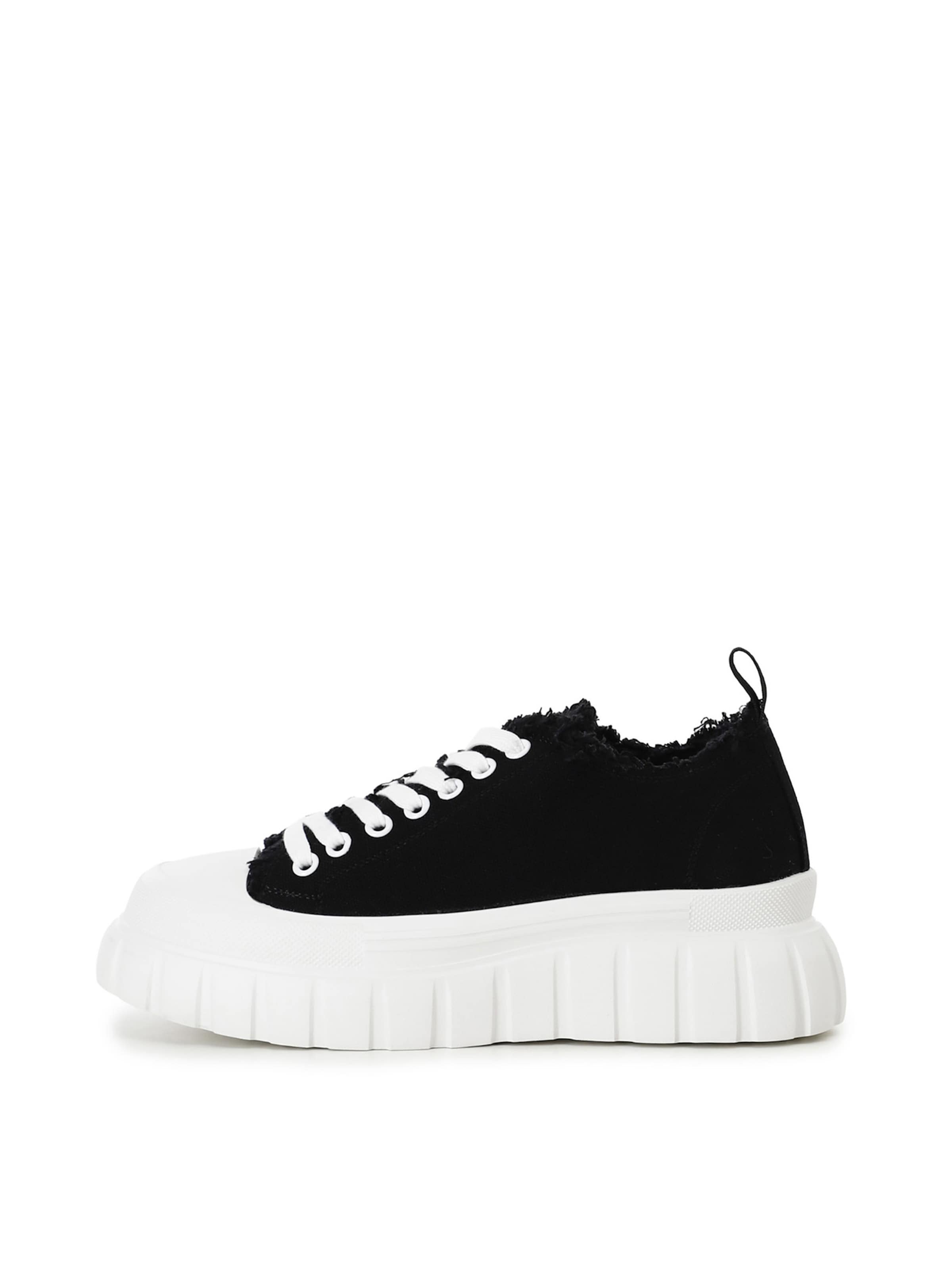 Baskets basses CAFè NOIR en noir : devant