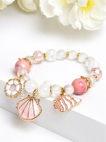 AVANT-GARDE PARIS Armband 'Bohemian' in Roze