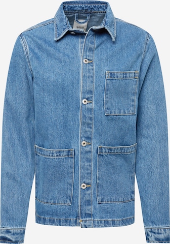 !Solid Between-Season Jacket 'Brantle' in Blue: front