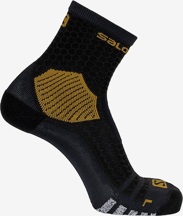 SALOMON Athletic Socks 'NSO long run 2' in Black: front