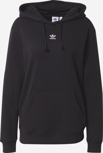 ADIDAS ORIGINALS Sweatshirt 'Adicolor Essentials ' in de kleur Zwart / Wit, Productweergave