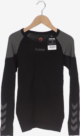 Hummel Langarmshirt XS in Schwarz: predná strana