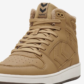 Hummel High-Top Sneakers in Brown