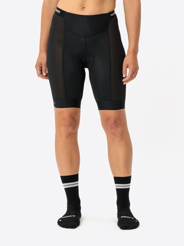 VAUDE Slim fit Sports trousers in Black: front