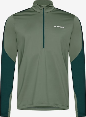 VAUDE Sporttrui 'Livigno' in Groen: voorkant