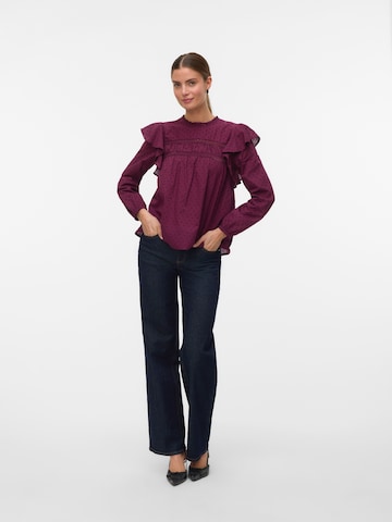 VERO MODA Pluus 'VMTRINE', värv punane