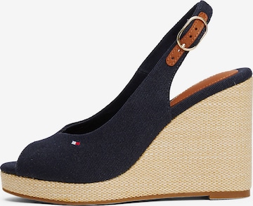 Sandales TOMMY HILFIGER en bleu : devant