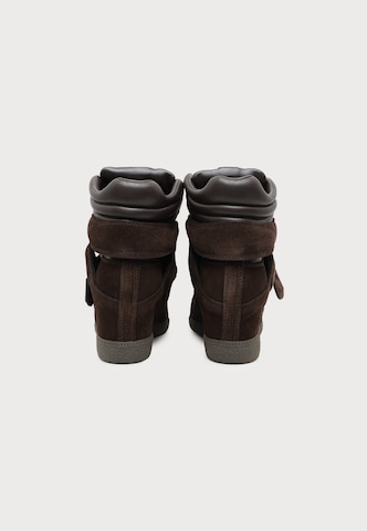 STEVE MADDEN Sneakers hoog 'Mavis' in Bruin