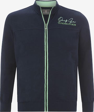 Jan Vanderstorm Sweatjacke 'Javald' in Blau: Vorderseite