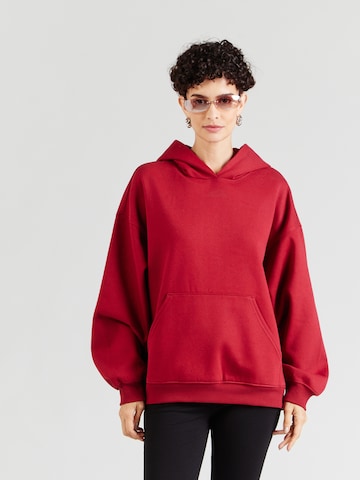 WEEKDAY Sweatshirt in Rood: voorkant